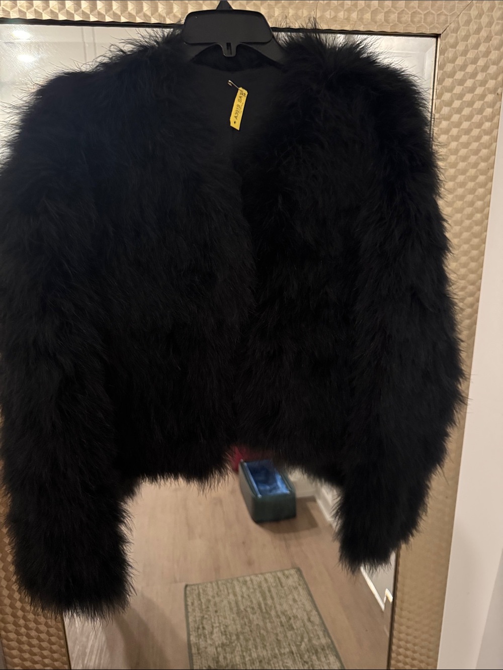 Black Faux Fur Jacket - Women
